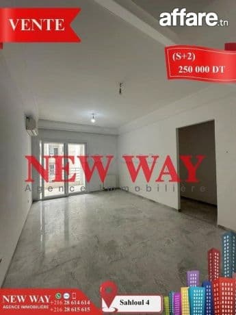 Appartement (S+2) à Sahloul 4