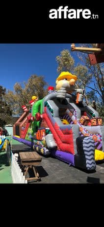 parcours gonflable géant