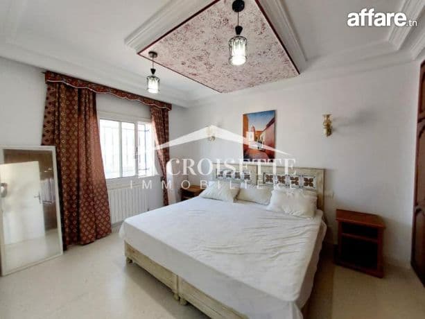 Appartement S+2 meublé Vue Mer à La Marsa MAL2002