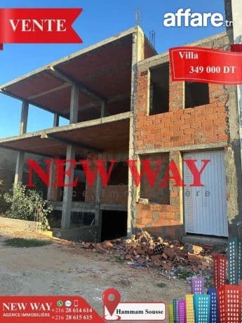 Villa inachevée à Hammam Sousse