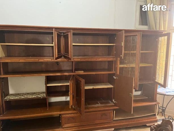 Bibliothèque antique en bon état – importée d’Allemagne