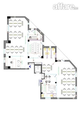 Super bureau 300 m² retapé à neuf au lac 1