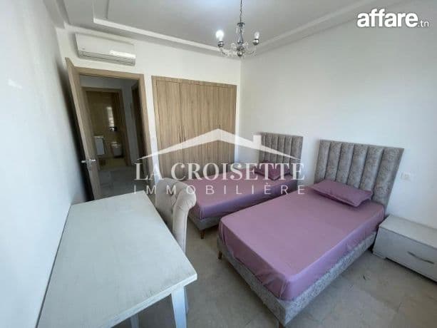 Appartement S+2 meublé à louer à Ain Zaghouan Nord ZAL2041 