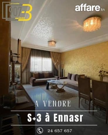  À Vendre – S+3 à Ennasr 2 