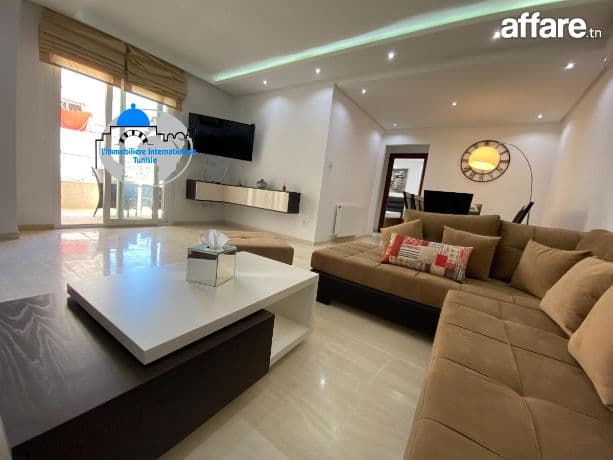 Appartement S+2 meublé à louer à Khzema