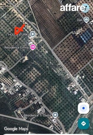 Terrain 2000 M2 Douikhla hammamet en totalié ou en partie 