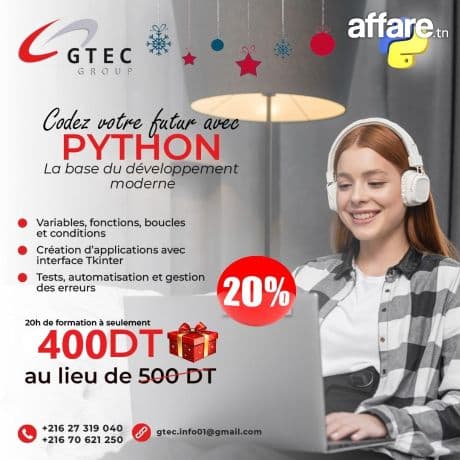 Formation Python Tunisie