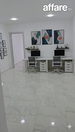 Super bureau hall plus 4 pièces au lac 3 kram