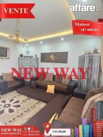 Maison à Cité Riadh , Proche de toutes Commodités