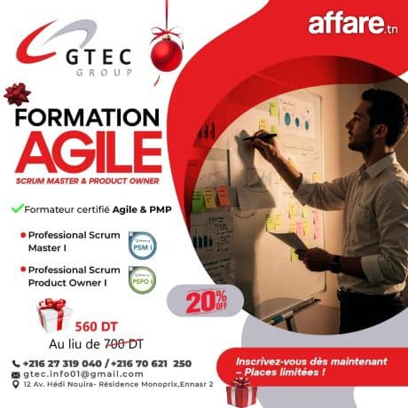 Formation AGILE SCRUM et Product Owner PSM 1 / PSPO 1