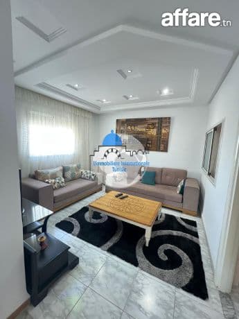 Appartement S2 meublé pour la location annuelle à Khzema Est