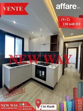 (S+2) Directe Promoteur à Cité Riadh Sousse