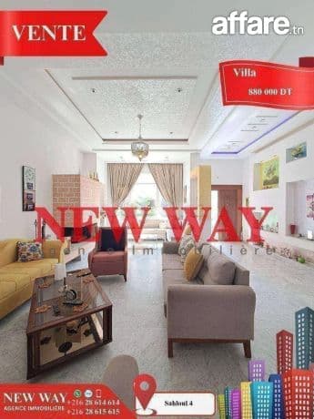 Villa à Sahloul 4 dans un quartier calme et Résidentiel