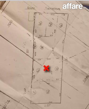 🚧Terrain Constructible De 1000m² En Vente | Chott Mariem