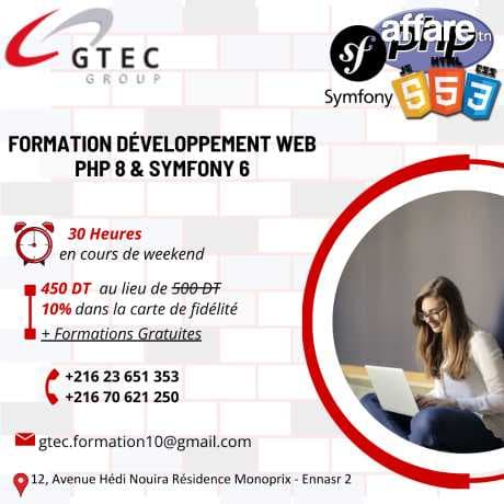 Formation Développement Web avec PHP 8 & Symfony 6