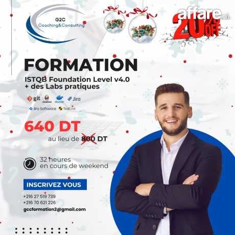 Formation ISTQB Foundation Level v4.0 + des Labs pratiques