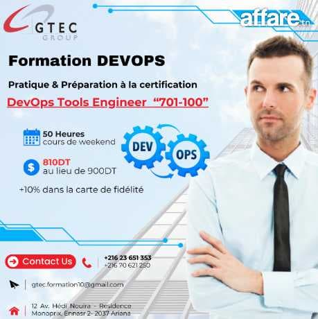 Formation Devops Tools Enginer