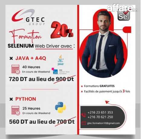Formation Selenium Webdriver avec Java / Python