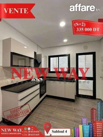 (S+2) Directe Promoteur à Sahloul 4