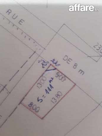 À Vendre – Garage 107 m² à Rafraf (Bizerte) – 70 000 DT