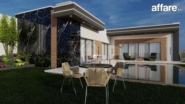 Villa encours de construction à Hammamet Sud à vendre