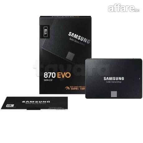 Ssd Samsung 1Tb 870 EVO comme neuf