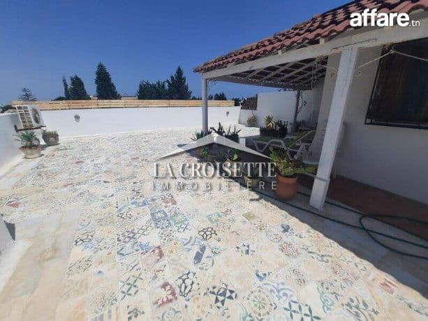 Duplex s2 meublé à La Marsa ZDL0460