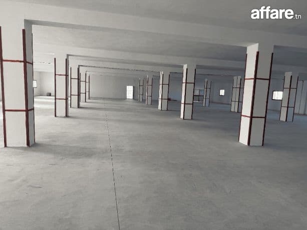 Location zone industriel El Mghira 1200m²