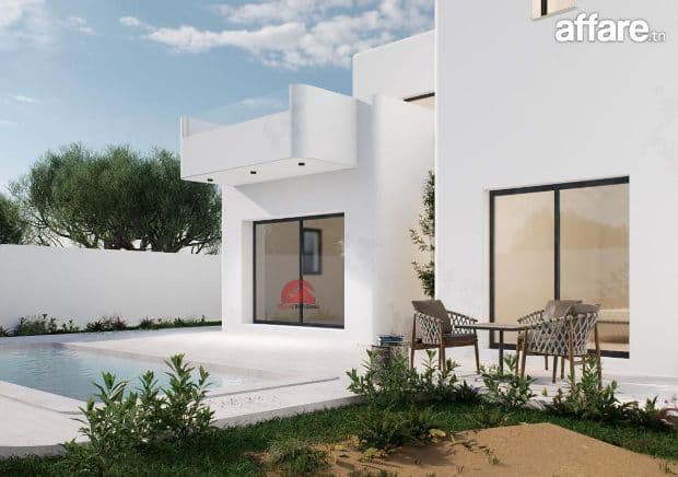 Projet clé en main de villa avec étage à Houmt souk Djerba Z