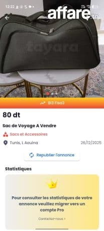 Gtand sac de voyage neuf emporte