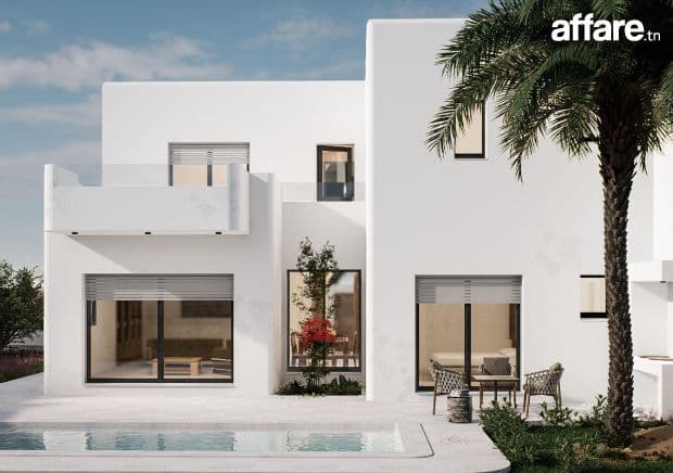 Projet clé en main de villa avec étage à Houmt souk Djerba Z