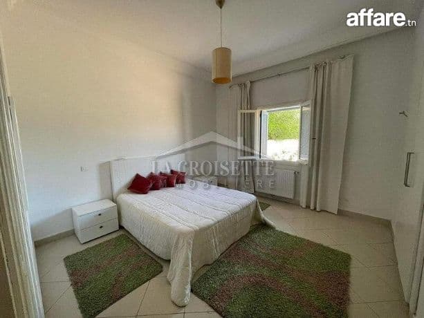 Appartement meublé S+3 avec jardin  à Gammarth ZAL389