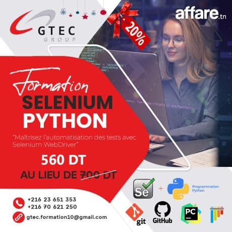 Formation Selenium + Python