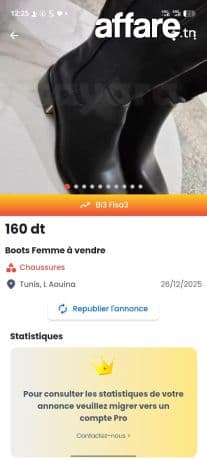 Boots neuf femme emporté a vendre