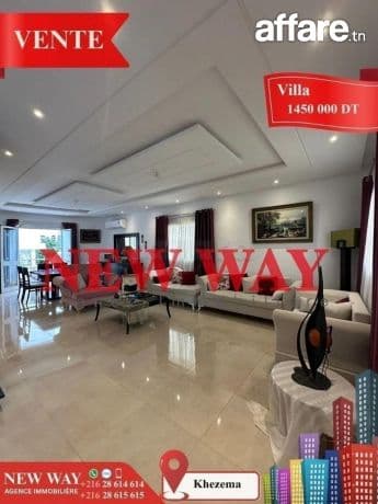 Villa à Khezema ouest , dans un quartier résidentiel