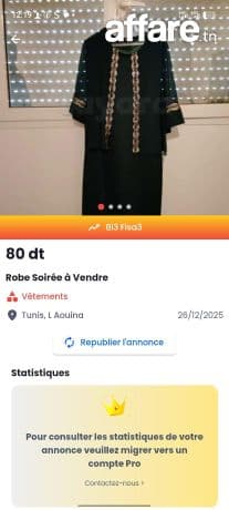 Robe soirée neuf a vendre