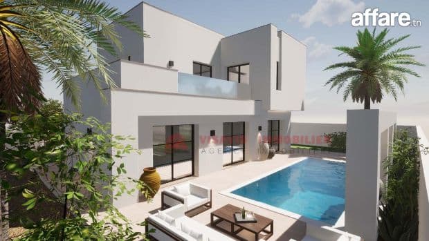 Construire une villa avec piscine à Djerba en Tunisie ZU