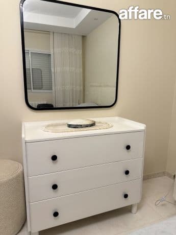 Coiffeuse moderne en bois blenz