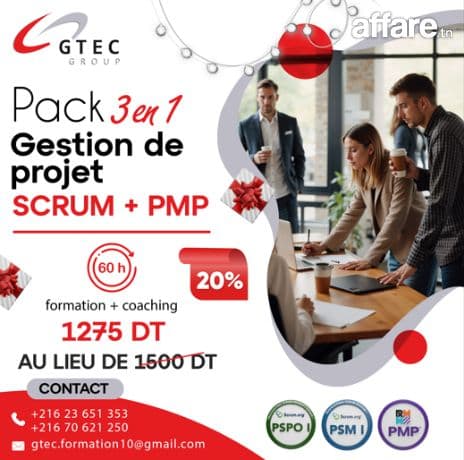 PACK EXCLUSIF 3en1 : SCRUM + PMP