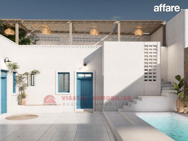 Projet rénovation houch à Djerba Houmt Souk ZU