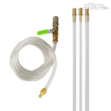 54555 POMPE DE TRANSMISSION PNEUMATIQUE 10L AVEC 15 ADAPTATE