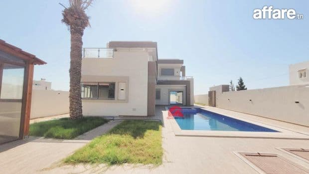 Vente villa avec piscine - Djerba ZA - titre bleu