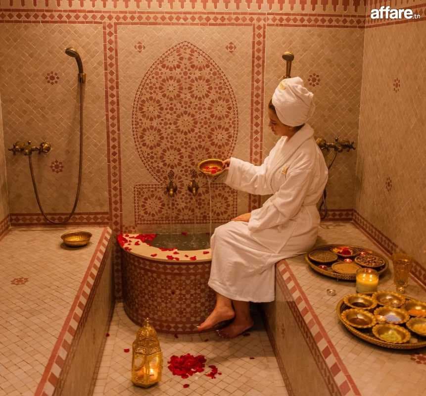 Hammam authentique, sensation de bien-être instantané