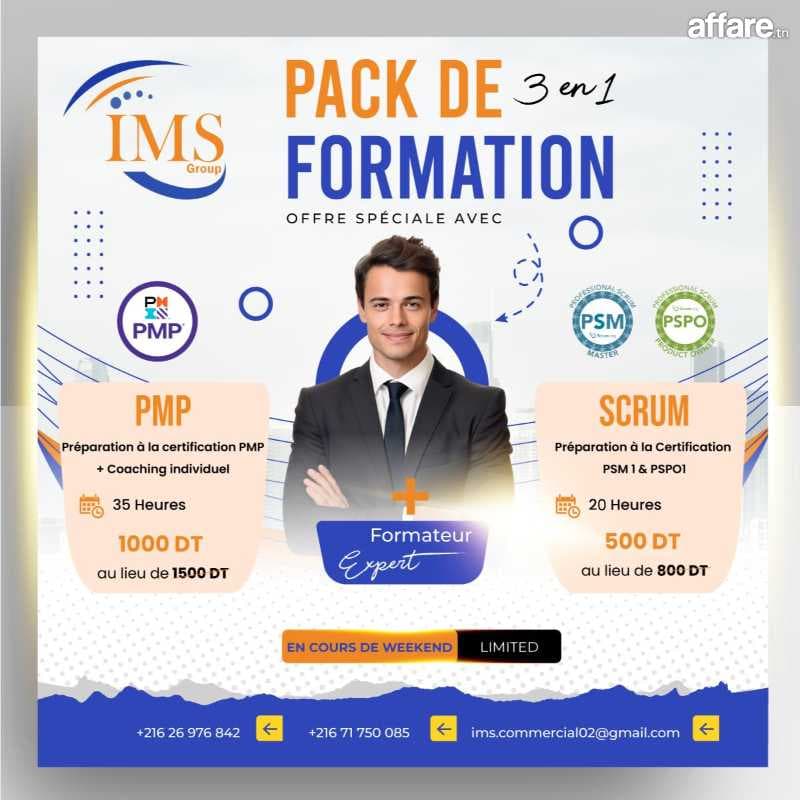 👩‍🎓𝐏𝐚𝐜𝐤 𝐝𝐞 𝐟𝐨𝐫𝐦𝐚𝐭𝐢𝐨𝐧 𝟑-𝐞𝐧-𝟏  : 𝐒𝐂𝐑𝐔