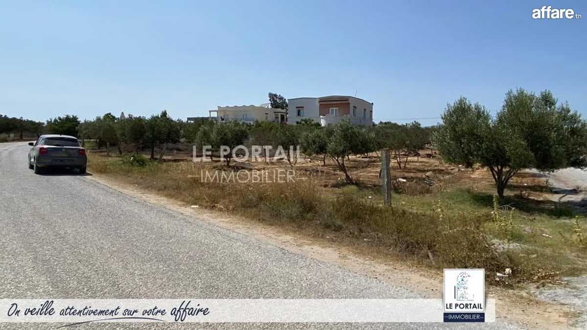 Terrain commercial على الكياس الرئيسى قريب للمرافق الأساسية 