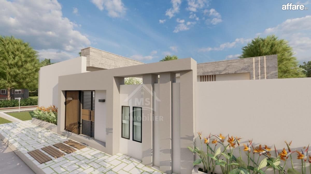 Villa encours de construction à Mrezga à vendre 51355351