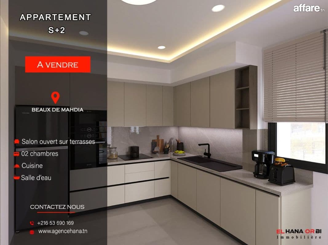 Bien à Vendre S+2 luxe En Cours De Construction à Mahdia