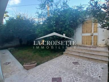 Rez-de-chaussée de villa s3 meublé à Carthage MRCL0341
