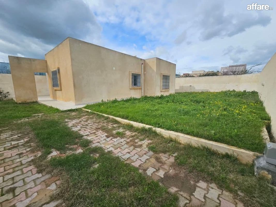LOTISSEMENT THAMER – RAOUED | OPPORTUNITÉ - VILLA S+