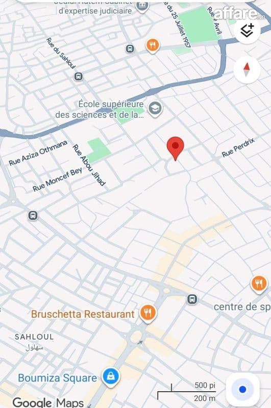 Une belle opportunité Terrain 490 à  khezama ouest